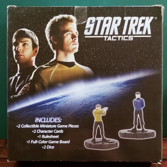 WizKids Star Trek HeroClix Star Trek Tactics Movie Mini Game New Complete - Picture 2 of 3